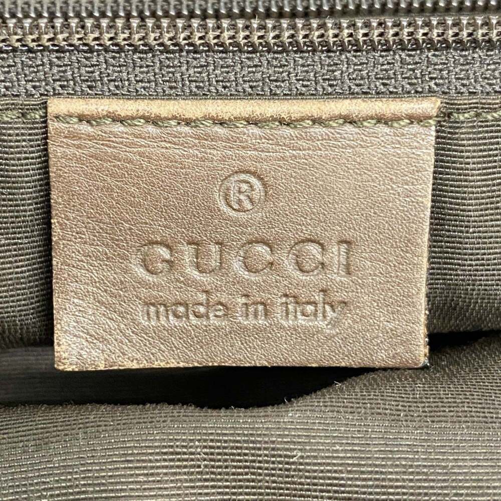 Gucci Tote Bag 002 1098 Canvas Brown Champagne Women's - Picture 5 of 10